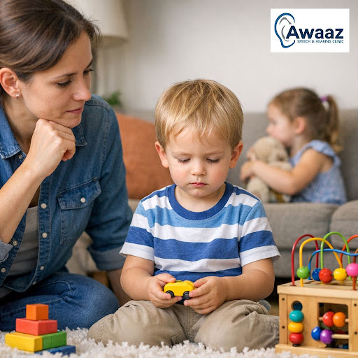 Worried your child is not talking as much as others their age? At Awaaz Speech and Hearing Clinic… post image