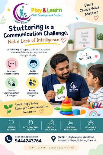 🗣️ Stuttering in Children? Let’s Build Confident Communication 💛 post image