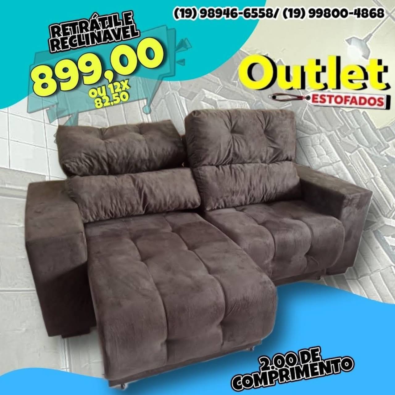 Outlet Estofados Rca Utilidades - Loja outlet Estofados e Sofá Campo Grande  Campinas