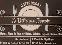 Menu Ô Délicieux Terroir Page 4