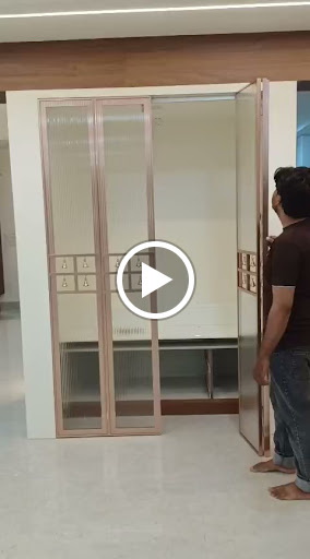 Book silydining Pooja room profile door
