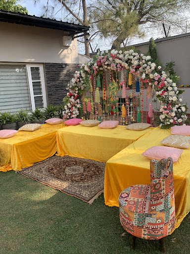 Harmony Tent and Caterers makes your haldi ceremony picture‑perfect with yellow vibes, floral déc… post image