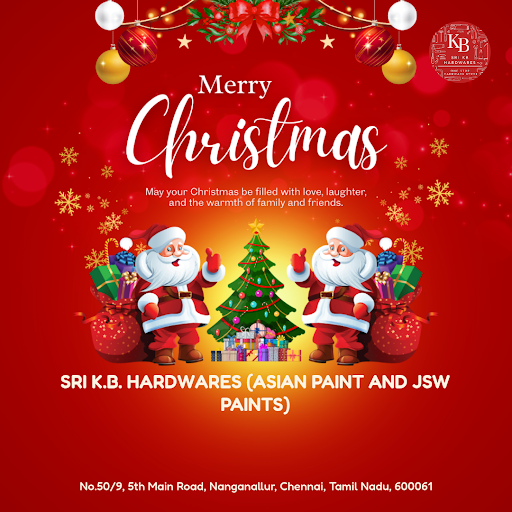 "Deck the halls with festive cheer, and get ready to transform your space with Sri K.B. Hardwares…