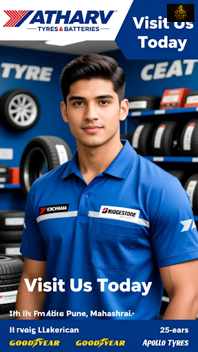 Get ready to ride with confidence! Upgrade your two-wheeler's performance with ATHARV TYRES & BAT… post image