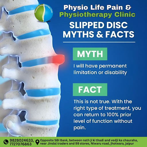 People believe once they have slipped disc they will have permanent limitation or disability, it'… post image