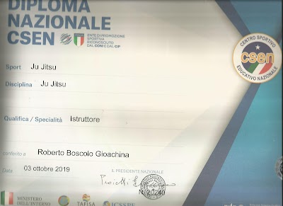 ROBERTO BOSCOLO ISTR. NAZIONALE CSEN REGIONE PIEMONTE GOJU JU JIJITSU