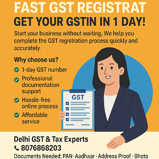 🚀 Fast GST Registration – Get GSTIN in Just 1 Day! post image