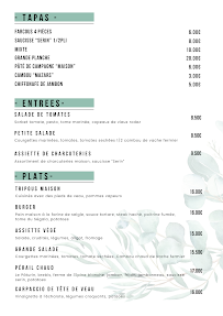 Menu L'Agriculture Page 1