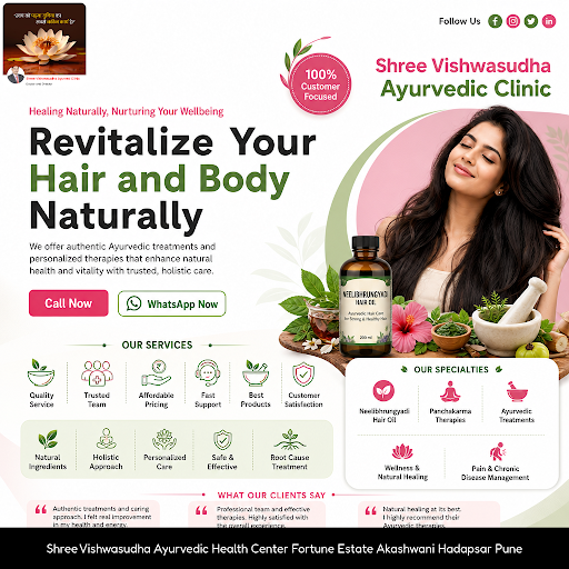 Experience holistic wellness with Shree Vishwasudha Ayurvedic Clinic, offering natural healing, P… post image