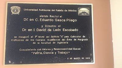 Photos of Maestr&iacute;a y Doctorado en Ciencias de la Ingenier&iacute;a Universidad Aut&oacute;noma del Estado de M&eacute;xico (UAEMEX) Facultad de Ingenier&iacute;a
