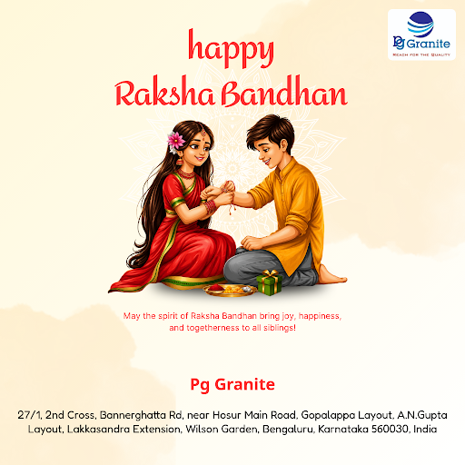 Celebrate Rakshabandhan with timeless beauty from Pg Granite, your trusted local granite supplier… post image