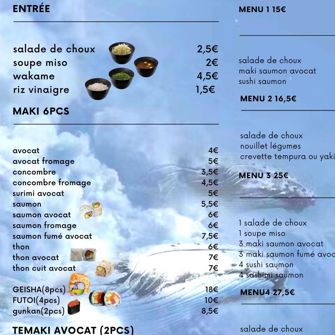 Baleine Grise Restaurant Asiatique