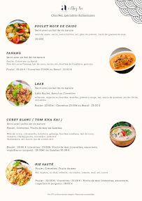 Menu CHEZ NOÏ SPÉCIALITÉS THAÏLANDAISES - AURA PLAGE Page 3