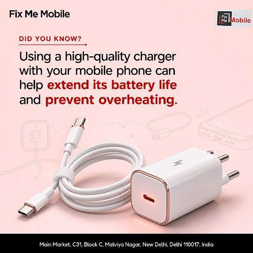 Fix Me Mobile offers reliable mobile phone accessories including cables, chargers, and more, serv…