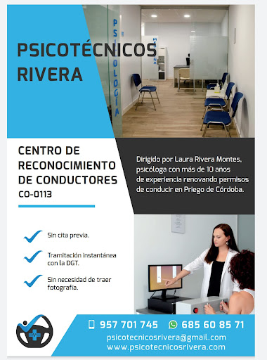 Psicotécnicos Rivera - Centro de Reconocimiento de Conductores. Carnet de conducir, certificados médicos, licencia de armas - Thumbnail