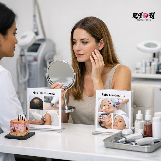 Confused between facials, laser, peels or microblading? At ZION AESTHETIC CLINIC in Manikonda, ou… post image