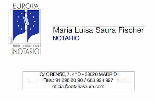 Notaría María Luisa Saura Fischer