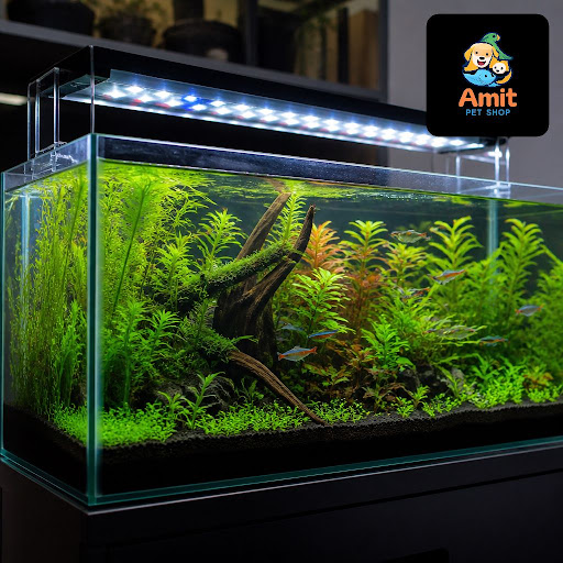 Bring your underwater world to life with the right aquarium lighting. At Amit Pet Shop & fish aqu… post image
