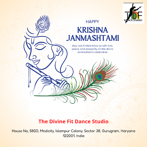 Celebrate Janmashtami with graceful wedding choreography at The Divine Fit Dance Studio, your go-…