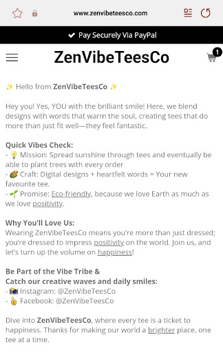 ZenVibeTeesCo - Thumbnail