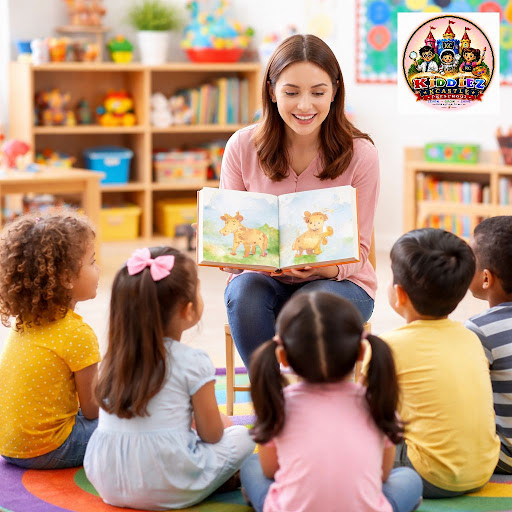 At Kiddiez Kcastle Preschool in Ghansoli, Navi Mumbai, we turn story time into a powerful early l… post image