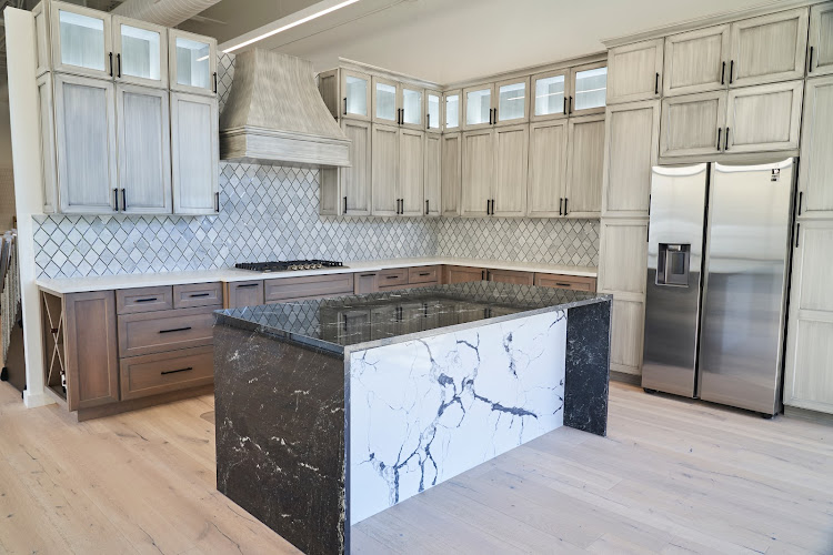 Cabinets, Countertops, Flooring