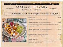 Menu Madame Bovary Page 1