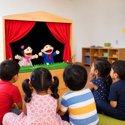 Puppets do more than entertain – they open a magical window into language, creativity and confide… post image