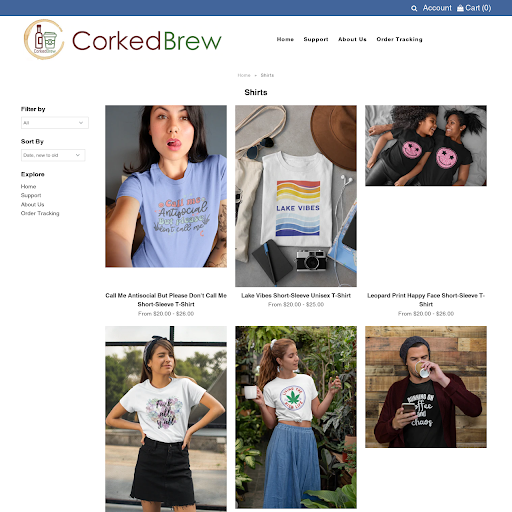 CorkedBrew - Visual