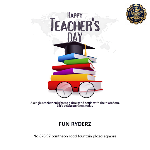 Celebrate Teacher's Day with fun and learning at FUN RYDERZ. Explore our collection of cars, bike…