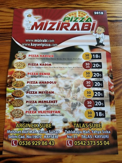 Mizirabi Pizza Talas Şubesi