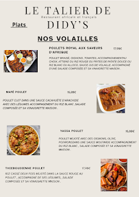 Menu LE TALIER DE DIDY'S Page 2
