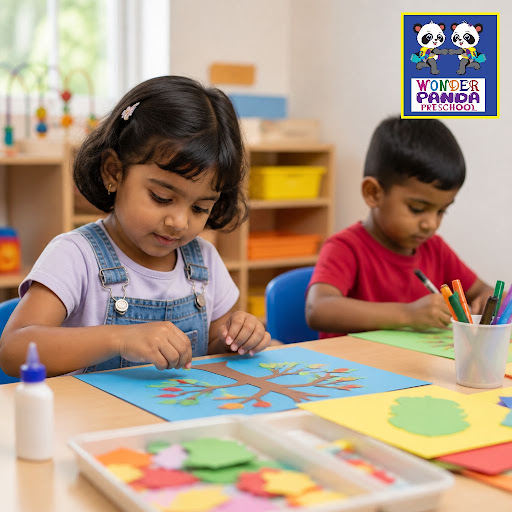 At Wonder Panda Preschool, Kazhakuttom, creative arts and crafts are a joyful part of every child… post image