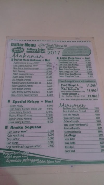Photos of Ayam Kremes Pak doel