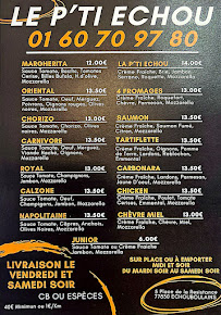 Menu LE P’TI ECHOU Page 1