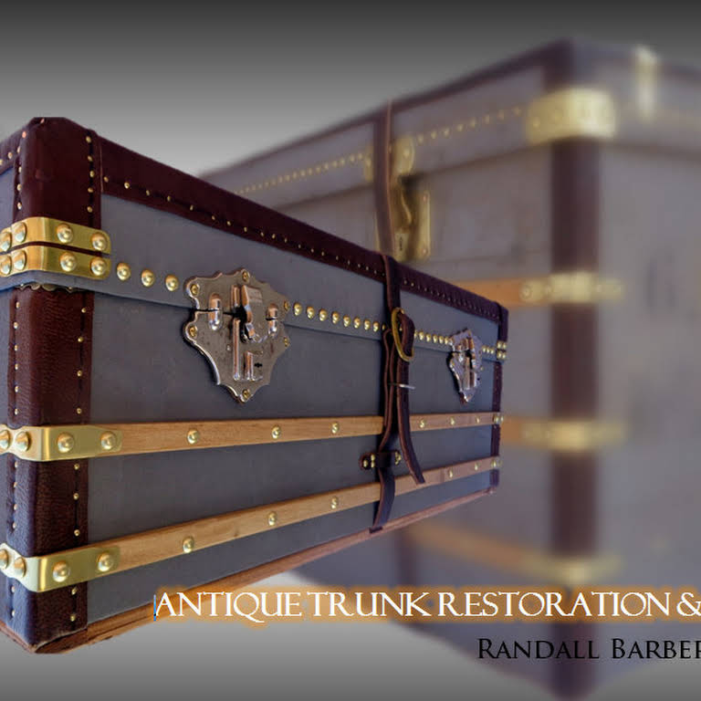 Louis Vuitton Monogram Carriage Trunk, Antique Trunk Restoration & Design  RANDALL BARBERA