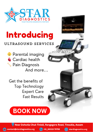 Introducing Ultrasound Services at Star Diagnostics Tinsukia!We are excited to announce the launc… post image
