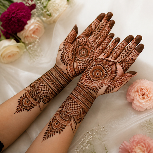 Celebrate your special day with intricate, long-lasting mehndi designs crafted by skilled artists… post image