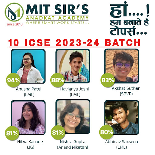 Top 6 from 10 icse batch 2023-24. post image