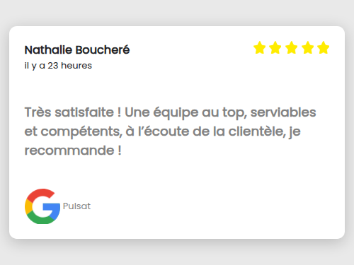 Merci beaucoup pour votre avis !