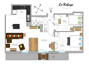 Photo n°16 de Le Refuge – 2 Bedroom Apartment Rental in Chamonix à Chamonix-Mont-Blanc (Agence de location de maisons de vacances)