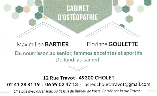 Ostéopathe Cholet - Bartier Maximilien - Thumbnail