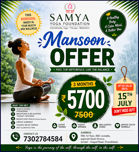 🌧️ Monsoon Yoga Offer in Zundal, Ahmedabad | 3 Months post image