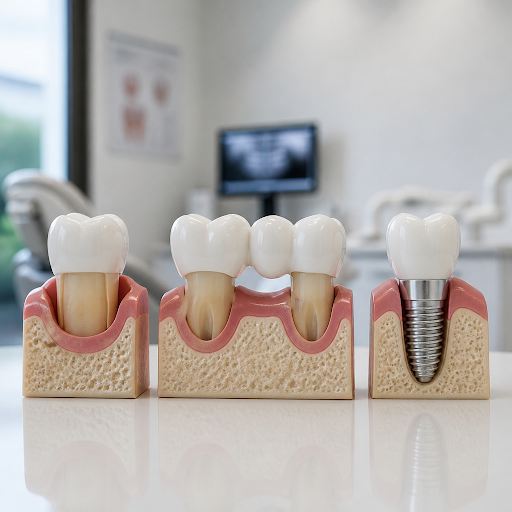 Confused between crowns, bridges and dental implants? At Dewan's Dental care in Medical Enclave,…