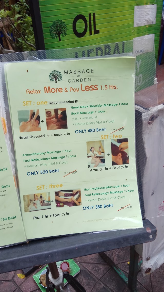 Massage In Garden