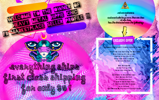 Heavy Metal Hippie Chic © - Thumbnail