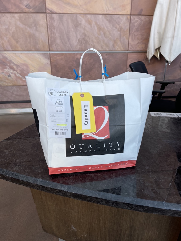 Laundromat Lavanderia storefront and entrance in Las Vegas