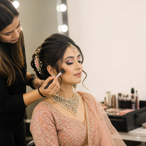 Your wedding look deserves the finest care, and The Morphe Salon in Scheme No 54, Indore is dedic… post image
