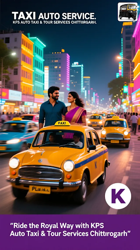 Experience the comfort of Chittorgarh's premier car taxi service near me! With KPS Auto taxi & To… post image