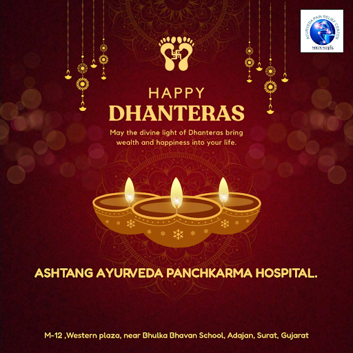 Ashtang Ayurveda Panchkarma Hospital in Surat celebrates Happy Dhanteras with a focus on holistic… post image